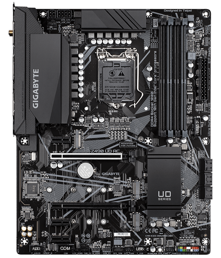 MotherBoard GIGABYTE Z490 UD AC WIFI – AlHamlan Store