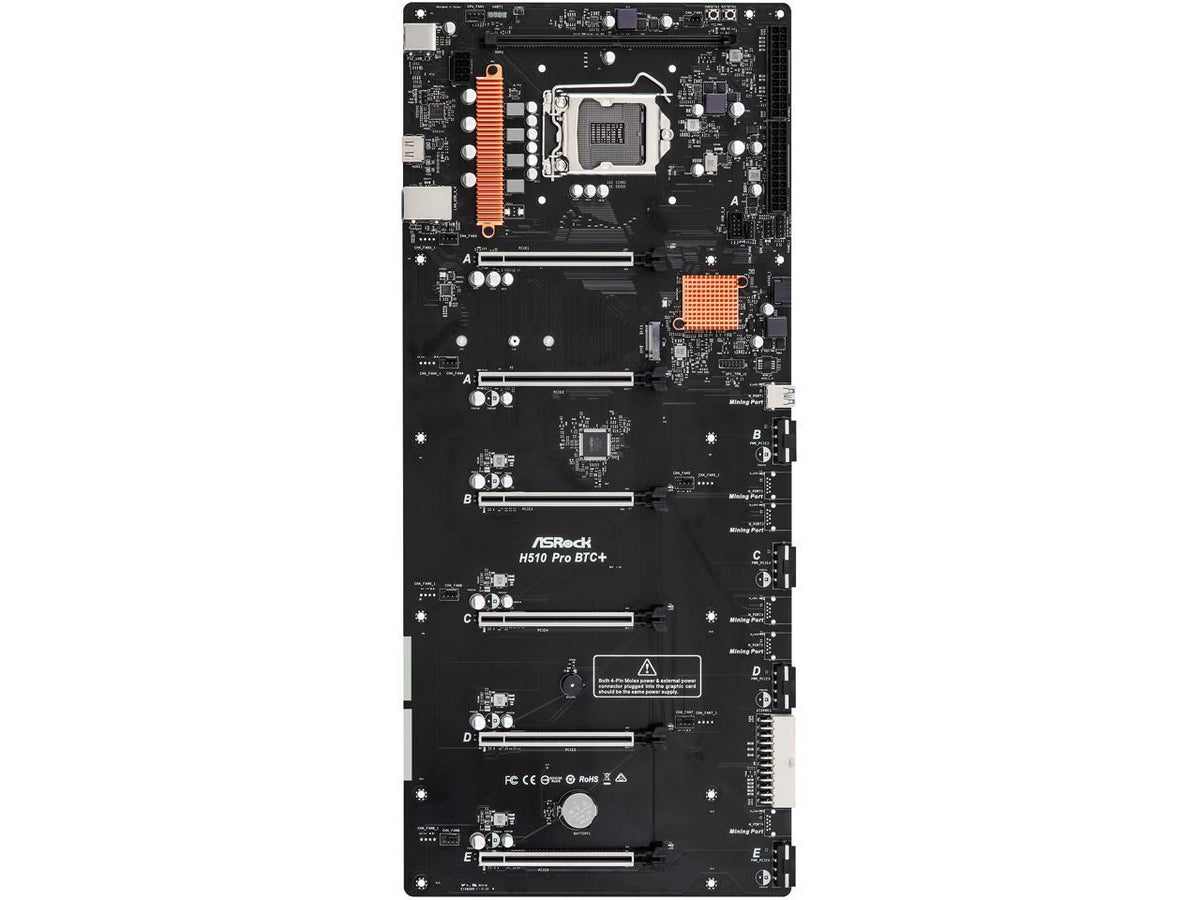 H510 PRO BTC+ 新品・未使用 ASRock H510 PRO BTC+ LGA 1200 Intel H510 for Cryptocurrency Mining