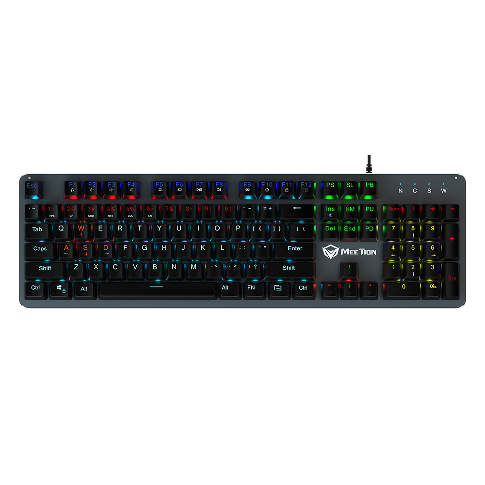 Meetion (English/Arabic) MK007 Mechanical Gaming Keyboard