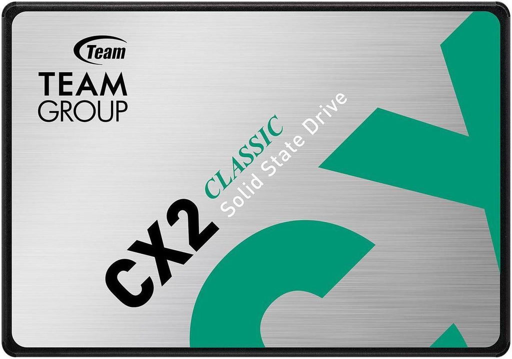 محرك الأقراص ذو الحالة الصلبة الداخلي Team Group CX2 مقاس 2.5 بوصة سعة 512 جيجابايت SATA III 3D NAND (SSD) T253X6512G0C101 / Team Group CX2 2.5