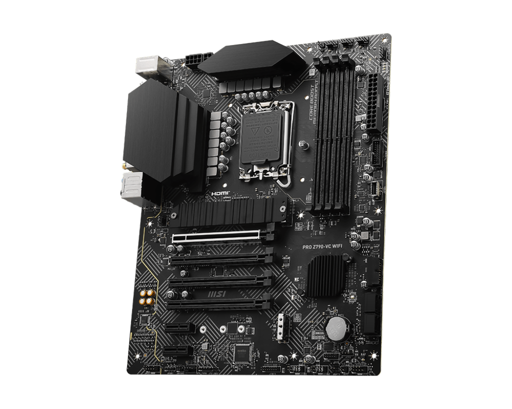 MSI PRO Series PRO Z790-VC WIFI LGA 1700 DDR5 Intel Z790 Wi-Fi 7 SATA 6Gb/s ATX PCI-E x16 slot 2x M.2 Bluetooth 2.5Gbps LAN Motherboards - Intel