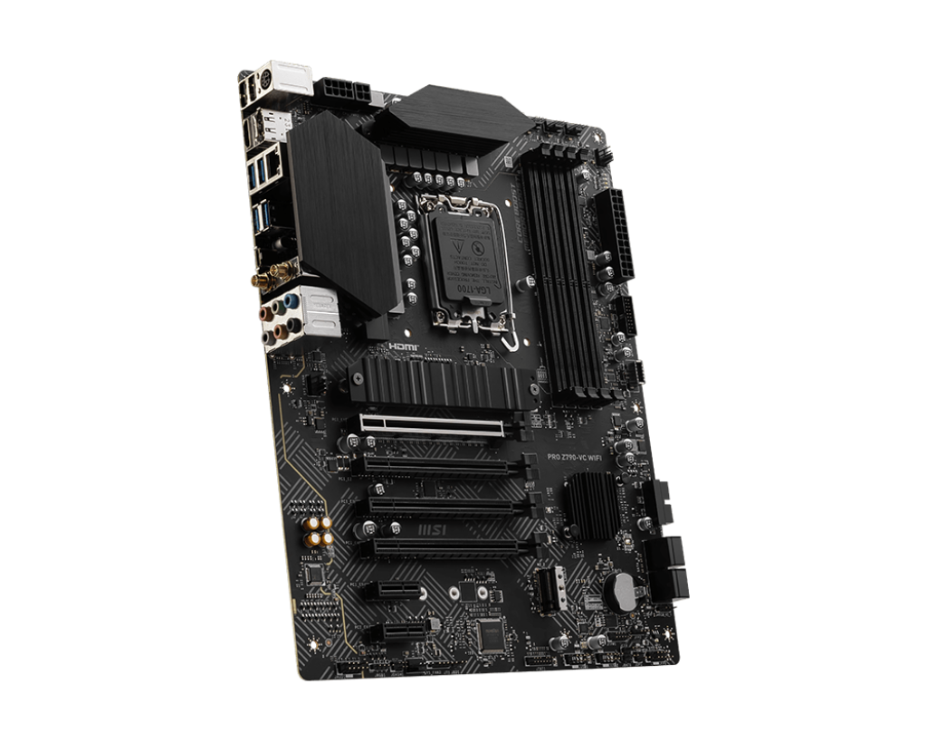 MSI PRO Series PRO Z790-VC WIFI LGA 1700 DDR5 Intel Z790 Wi-Fi 7 SATA 6Gb/s ATX PCI-E x16 slot 2x M.2 Bluetooth 2.5Gbps LAN Motherboards - Intel