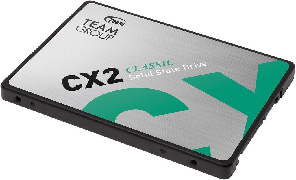 محرك الأقراص ذو الحالة الصلبة الداخلي Team Group CX2 مقاس 2.5 بوصة سعة 512 جيجابايت SATA III 3D NAND (SSD) T253X6512G0C101 / Team Group CX2 2.5