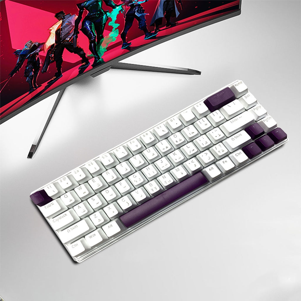 Skylion K68 Mechanical RGB Gaming Keyboard - BLACK+YELLOW