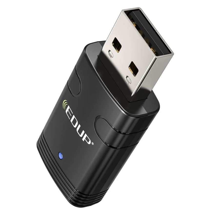 AX900 USB Wifi 6 Bluetooth 5.3 2.4G/5GHz Adapter EDUP / محول AX900 USB واي فاي 6 بلوتوث 5.3 2.4 جيجاهرتز/5 جيجاهرتز EDUP