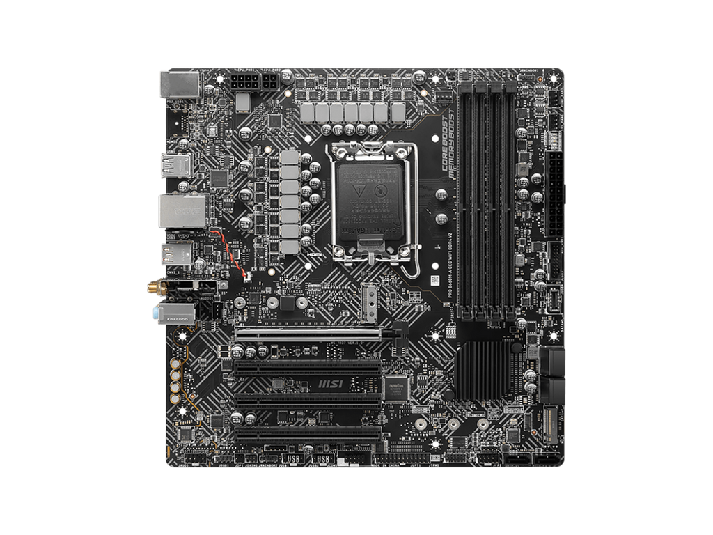 MSI PRO PRO B660M-A CEC WIFI DDR4 V2 LGA 1700 SATA 6Gb/s mATX  Motherboards - Intel