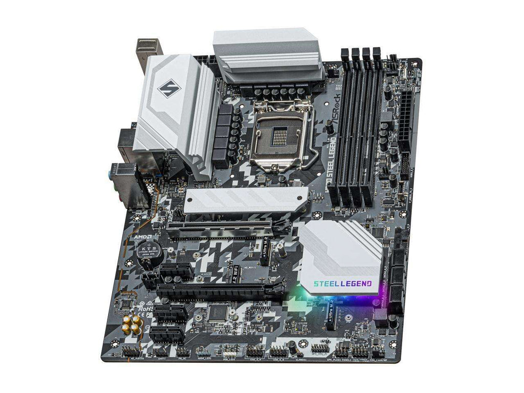 ASRock H570 STEEL LEGEND LGA 1200 Intel H570 SATA 6Gb/s ATX Intel Motherboard