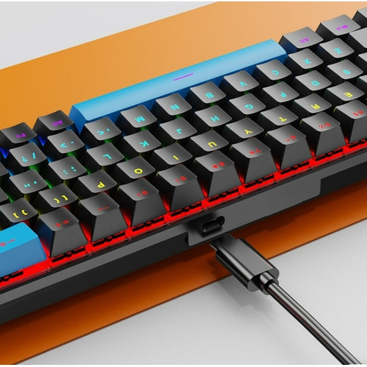 Skylion K68 Mechanical RGB Gaming Keyboard - BLACK+YELLOW