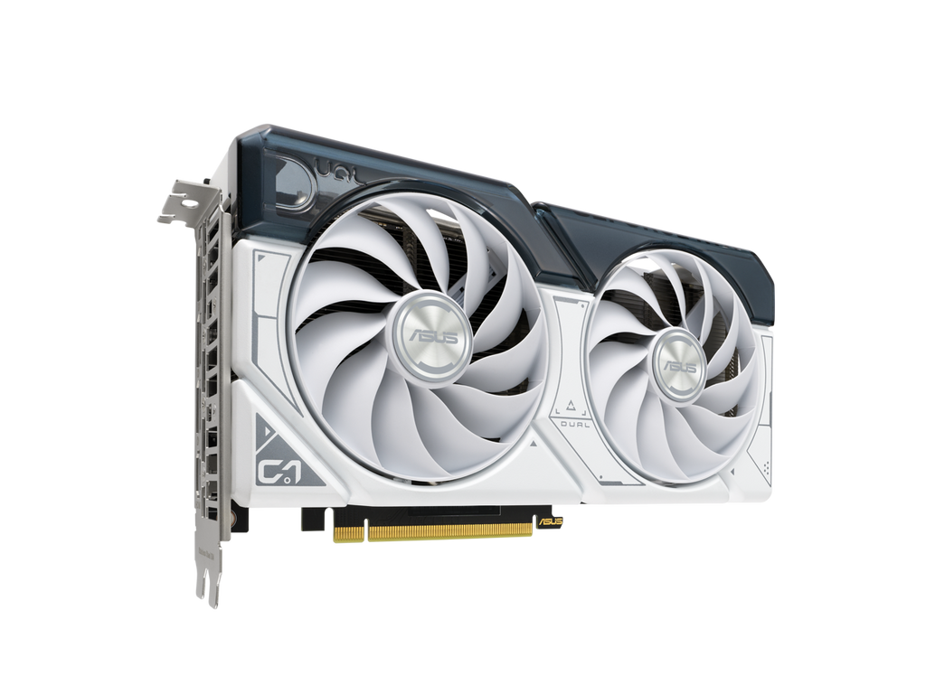 ASUS Dual GeForce RTX 4060 Ti White Edition 8GB GDDR6 (PCIe 4.0, 8GB GDDR6, DLSS 3, HDMI 2.1, DisplayPort 1.4a, Axial-tech fan design, 0dB technology) DUAL-RTX4060TI-8G-WHITE