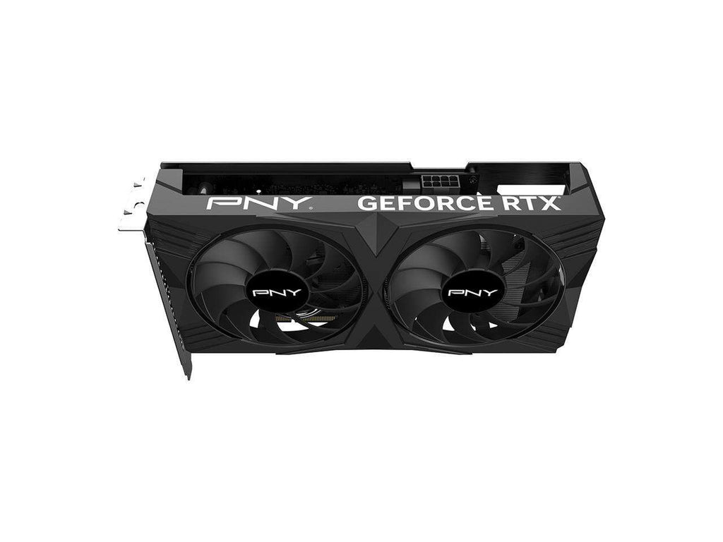 PNY GeForce RTX 4060 8GB VERTO Dual Fan Graphics Card DLSS 3 / بطاقة رسومات بي إن واي جي فورس RTX 4060 سعة 8 جيجابايت فيرتو بمروحة مزدوجة DLSS 3