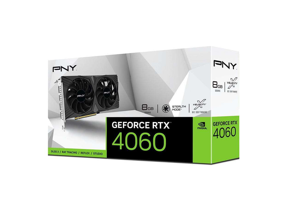 PNY GeForce RTX 4060 8GB VERTO Dual Fan Graphics Card DLSS 3