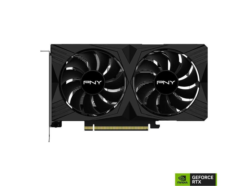 PNY GeForce RTX 4060 8GB VERTO Dual Fan Graphics Card DLSS 3 / بطاقة رسومات بي إن واي جي فورس RTX 4060 سعة 8 جيجابايت فيرتو بمروحة مزدوجة DLSS 3