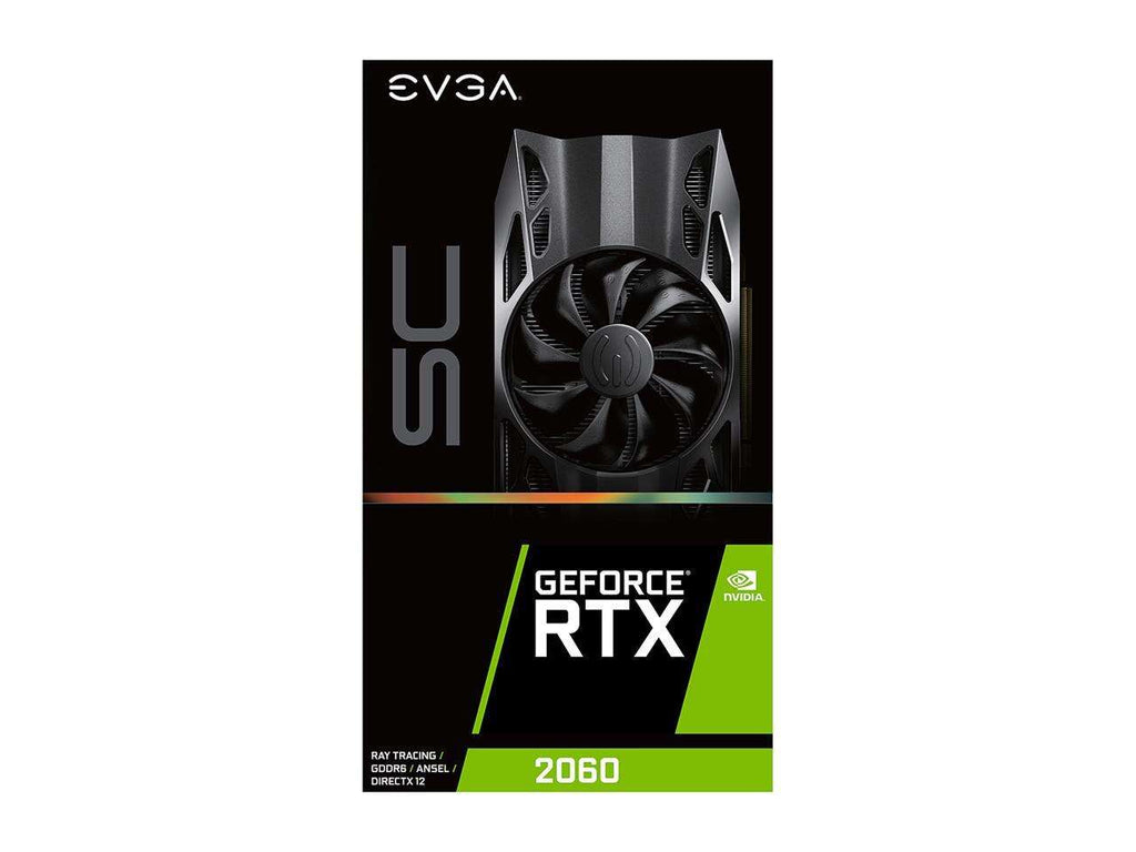 EVGA GeForce RTX 2060 SC GAMING, 6GB GDDR6, HDB Fan