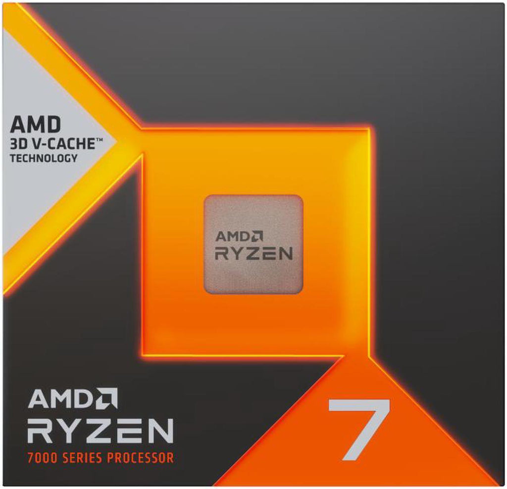 AMD Ryzen 7 7800X3D - Ryzen 7 7000 Series Zen 4 8-Core 4.2 GHz - Socket AM5 120W - AMD Radeon Graphics Desktop Processor/ AMD Ryzen 7 7800X3D - سلسلة Ryzen 7 7000 Zen 4 8-Core 4.2 GHz - Socket AM5 120W - معالج رسومات AMD Radeon لسطح المكتب