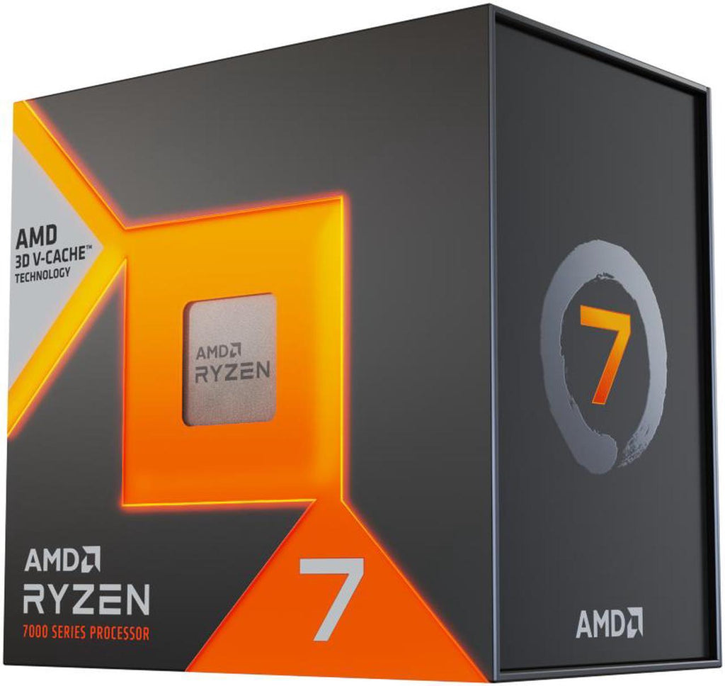 AMD Ryzen 7 7800X3D - Ryzen 7 7000 Series Zen 4 8-Core 4.2 GHz - Socket AM5 120W - AMD Radeon Graphics Desktop Processor/ AMD Ryzen 7 7800X3D - سلسلة Ryzen 7 7000 Zen 4 8-Core 4.2 GHz - Socket AM5 120W - معالج رسومات AMD Radeon لسطح المكتب