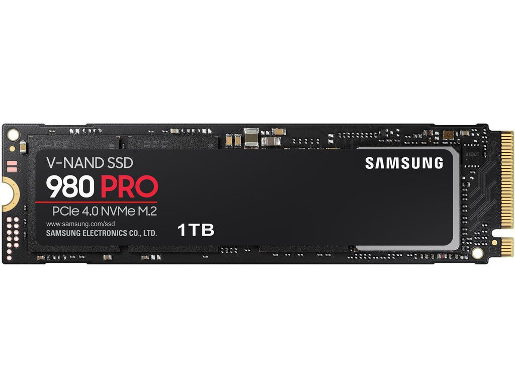 SAMSUNG 980 PRO M.2 2280 1TB PCI-Express Gen 4.0 x4, NVMe 1.3c Samsung V-NAND 3-bit MLC Internal Solid State Drive (SSD)