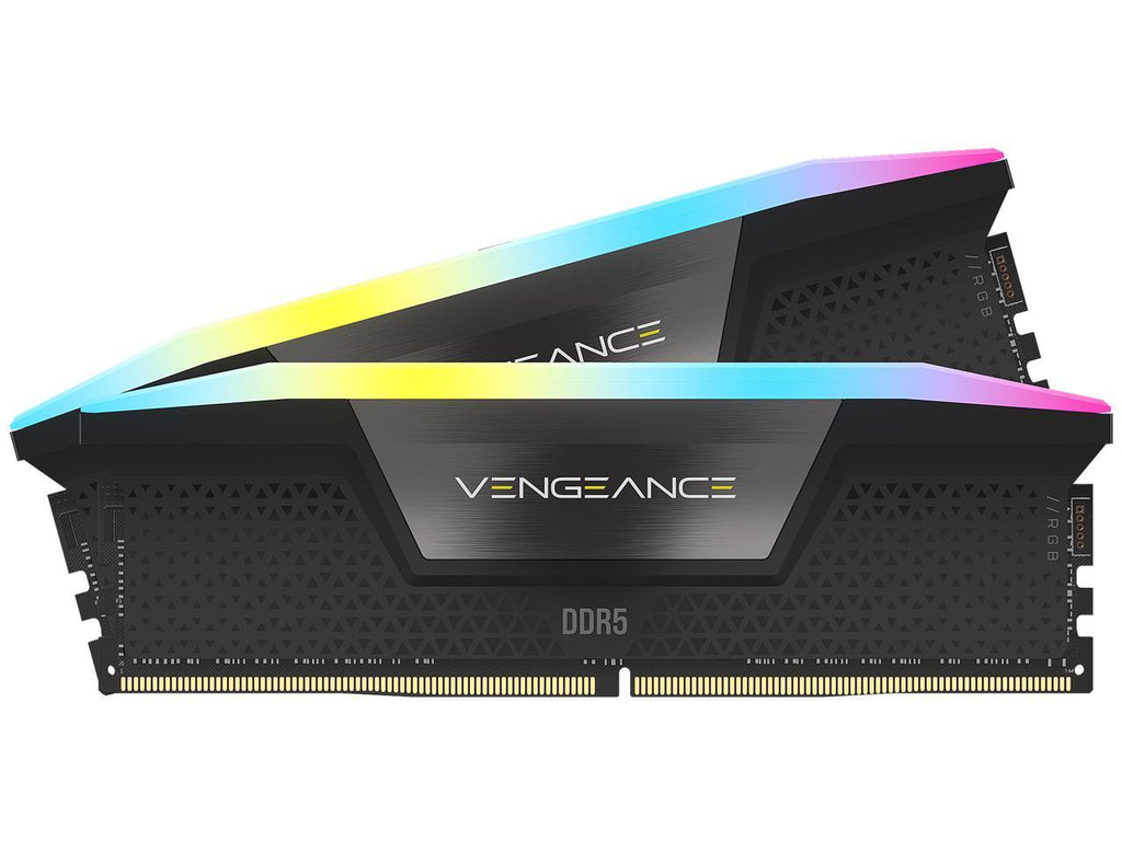 CORSAIR Vengeance RGB 32GB (2 x 16GB) 288-Pin PC RAM DDR5 6400 (PC5 51200) Desktop Memory Model CMH32GX5M2N6400C36