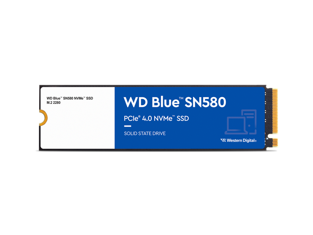 Western Digital WD_Blue SN580 M.2 2280 1TB PCI-Express 4.0 x4 TLC Internal Solid State Drive (SSD) WDS100T3B0E