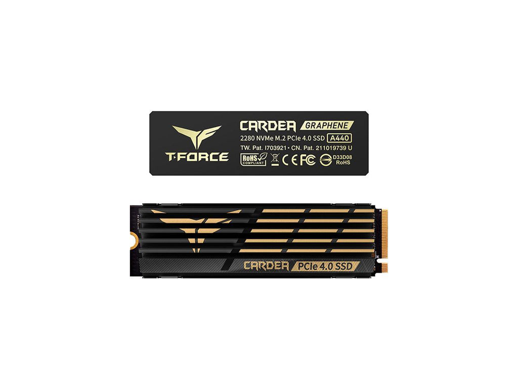 Team Group T-FORCE CARDEA A440 M.2 2280 1TB PCIe Gen 4.0 x4 NVMe 1.4 Internal Solid State Drive (SSD)