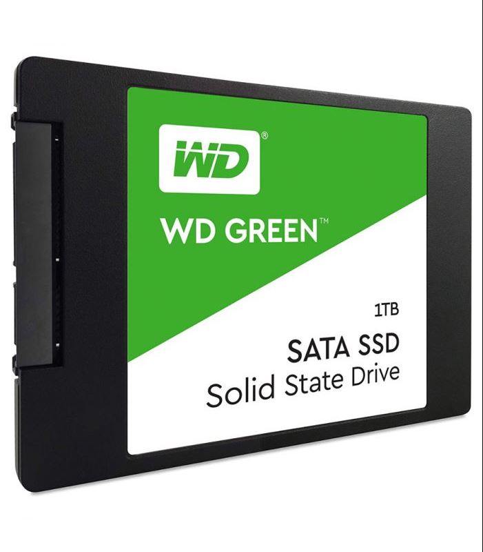 WD Green 2.5/7mm SATA SSD Solid State Drive - 1TB / محرك أقراص الحالة الصلبة SSD SATA 2.5/7 مم من WD Green - سعة 1 تيرابايت