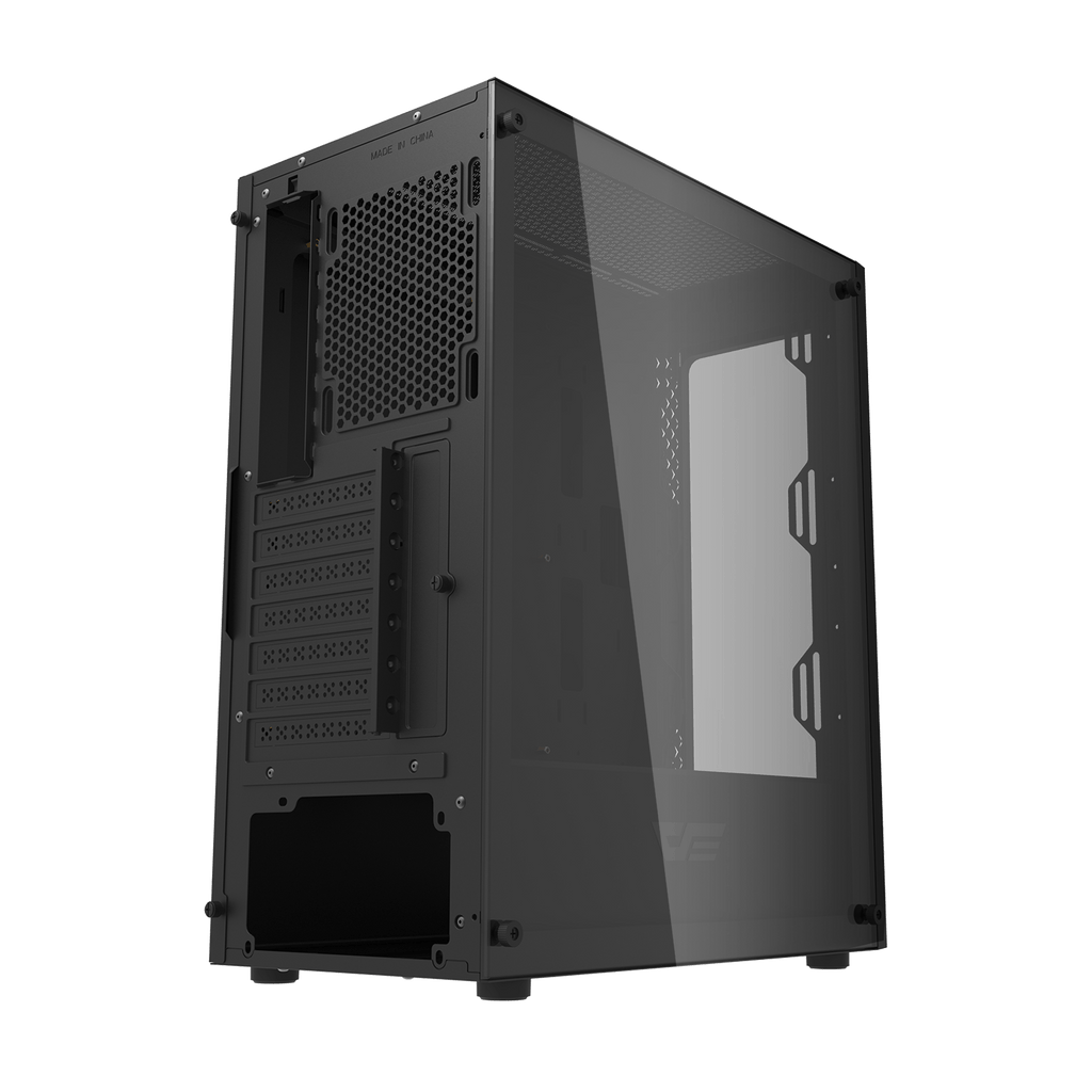DARKFLASH DK352 Plus ATX PC Case - Black (4 ARGB Fans) | علبة كمبيوتر DARKFLASH DK352 Plus ATX - سوداء (4 مراوح ARGB)
