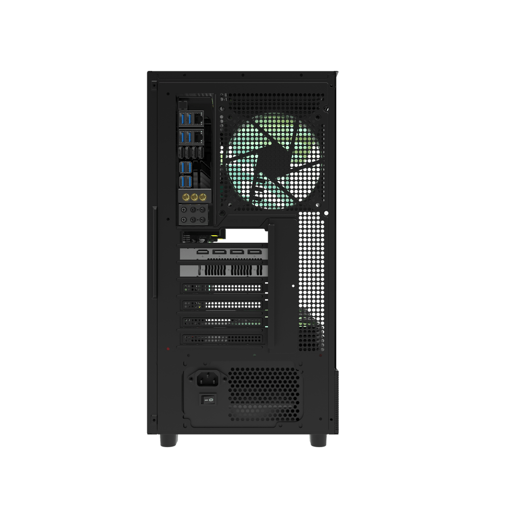 DARKFLASH DPX90 ATX PC Case - Black (WITH 3 ARGB FAN) | علبة كمبيوتر DARKFLASH DPX90 ATX - سوداء (مع 3 مراوح ARGB)