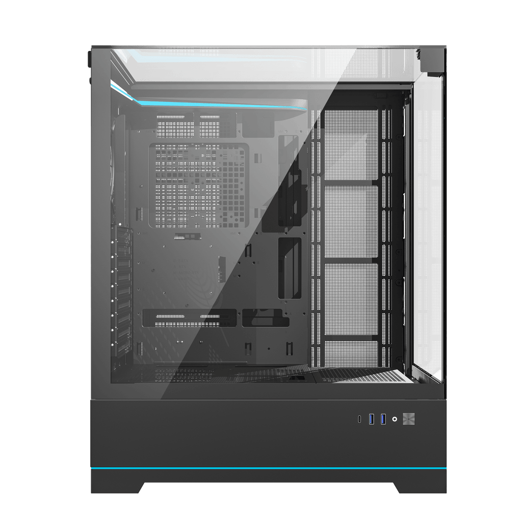 DARKFLASH DY450L Pro ATX PC Case - Black (WITH 4 RGB FAN) | علبة كمبيوتر DARKFLASH DY450L Pro ATX - أسود (مع 4 مراوح RGB)