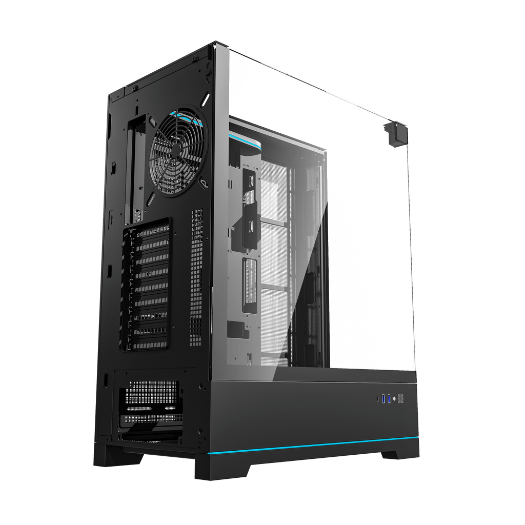 DARKFLASH DY450L Pro ATX PC Case - Black (WITH 4 RGB FAN) | علبة كمبيوتر DARKFLASH DY450L Pro ATX - أسود (مع 4 مراوح RGB)