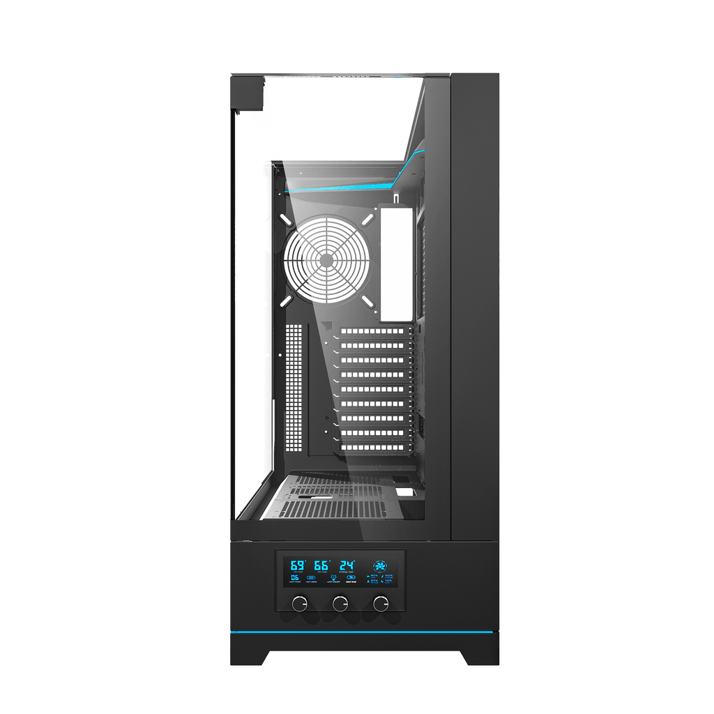 DARKFLASH DY450L Pro ATX PC Case - Black (WITH 4 RGB FAN) | علبة كمبيوتر DARKFLASH DY450L Pro ATX - أسود (مع 4 مراوح RGB)