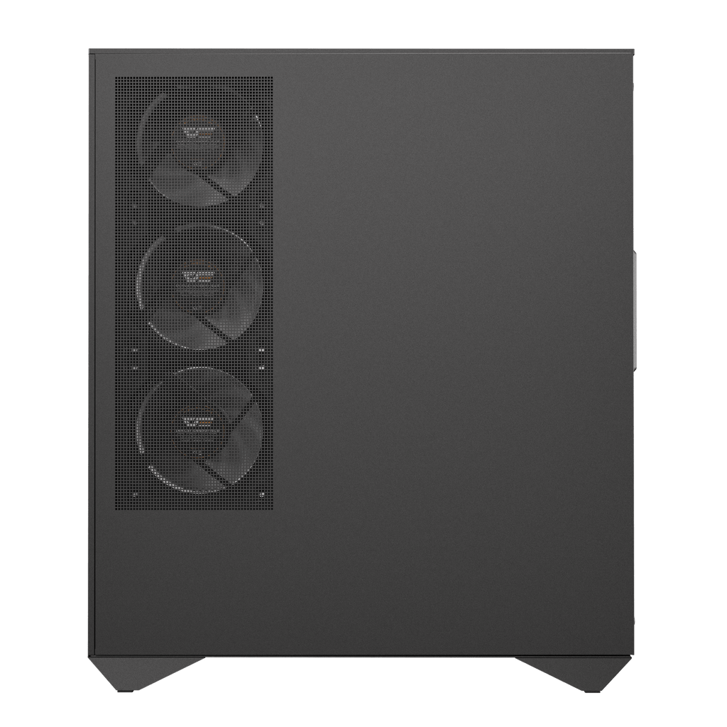 DARKFLASH DY460 ATX PC Case - Black (WITH 4 ARGB FAN) | علبة كمبيوتر DARKFLASH DY460 ATX - سوداء (مع 4 مراوح ARGB)