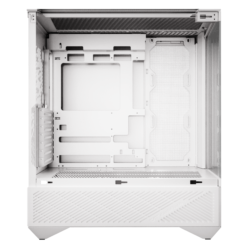 DARKFLASH DY460 ATX PC Case - White (WITH 4 ARGB FAN) | علبة كمبيوتر DARKFLASH DY460 ATX - بيضاء (مع 4 مراوح ARGB)