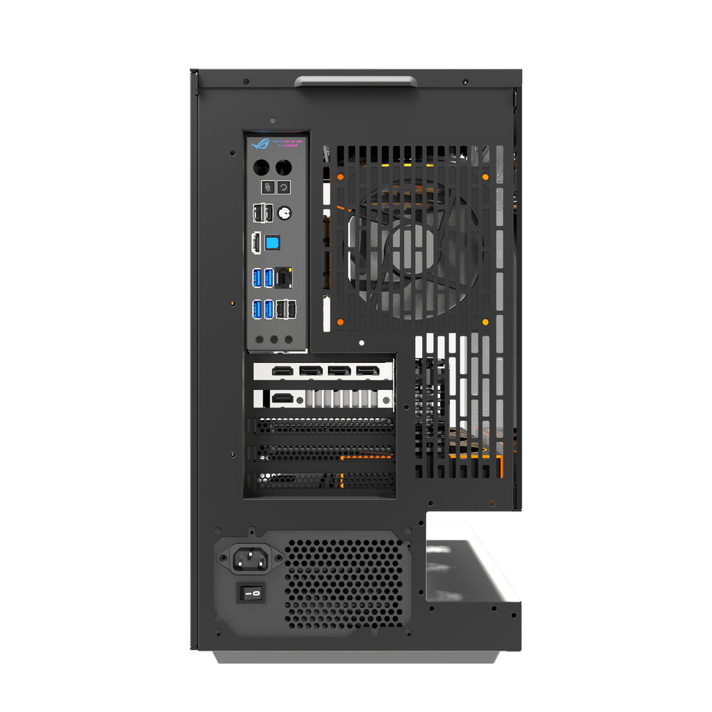 DARKFLASH FLOATRON F1 M-ATX PC Case - Black  (WITH 6 ARGB FAN) | علبة كمبيوتر DARKFLASH FLOATRON F1 M-ATX - سوداء (مع 6 مراوح ARGB)