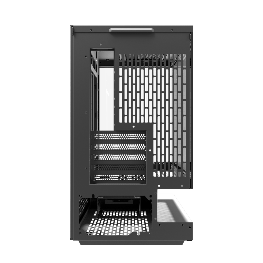 DARKFLASH FLOATRON F1 M-ATX PC Case - Black  (WITH 6 ARGB FAN) | علبة كمبيوتر DARKFLASH FLOATRON F1 M-ATX - سوداء (مع 6 مراوح ARGB)