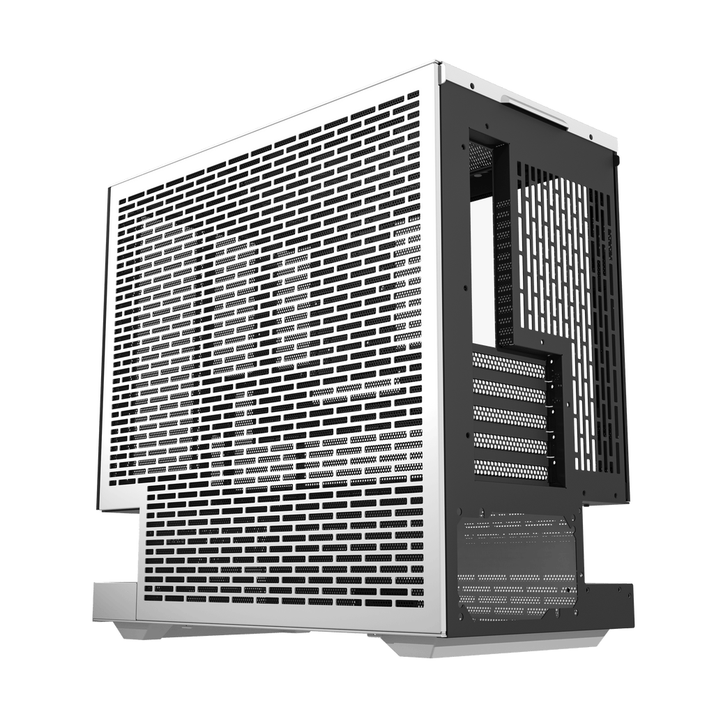 DARKFLASH FLOATRON F1 M-ATX PC Case - White (WITH 6 ARGB FAN) | علبة كمبيوتر DARKFLASH FLOATRON F1 M-ATX - بيضاء (مع 6 مراوح ARGB)