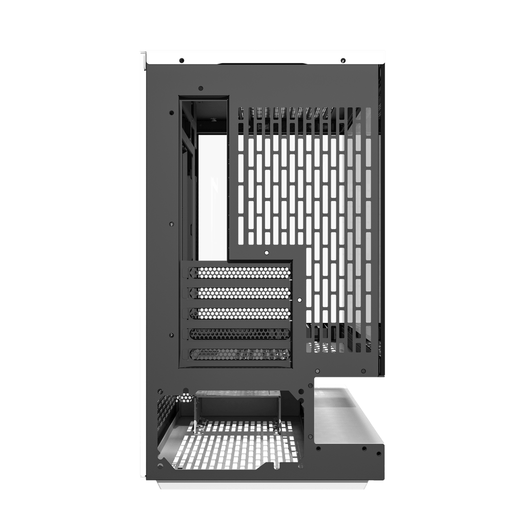 DARKFLASH FLOATRON F1 M-ATX PC Case - White (WITH 6 ARGB FAN) | علبة كمبيوتر DARKFLASH FLOATRON F1 M-ATX - بيضاء (مع 6 مراوح ARGB)