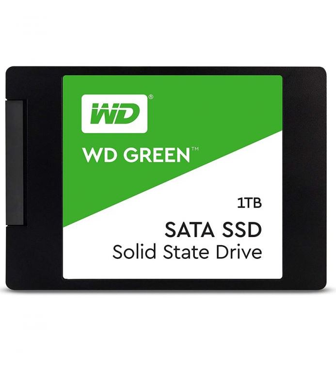 WD Green 2.5/7mm SATA SSD Solid State Drive - 1TB / محرك أقراص الحالة الصلبة SSD SATA 2.5/7 مم من WD Green - سعة 1 تيرابايت