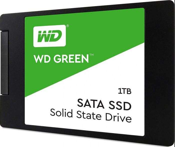 WD Green 2.5/7mm SATA SSD Solid State Drive - 1TB / محرك أقراص الحالة الصلبة SSD SATA 2.5/7 مم من WD Green - سعة 1 تيرابايت