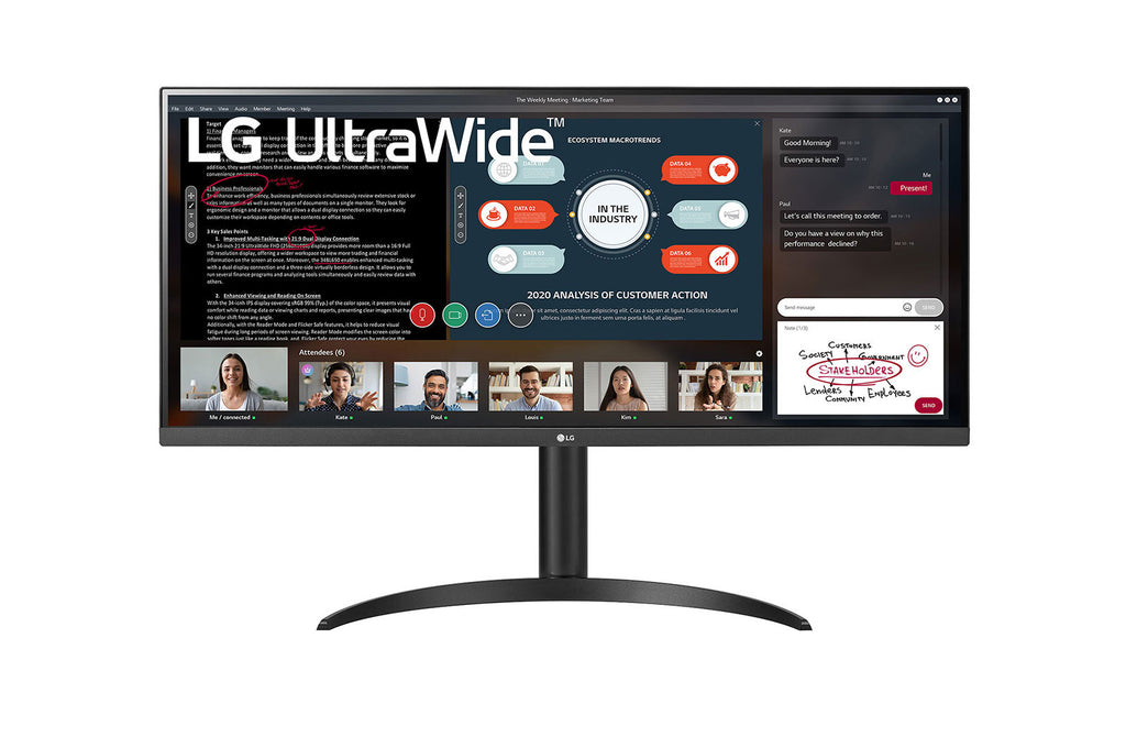 LG 34 (86.7cm) 21:9 UltraWide™ Full HD IPS Monitor with AMD FreeSync™