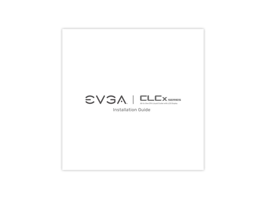 EVGA CLCx 240mm All-In-One LCD CPU Liquid Cooler, 2x 120mm PWM ARGB Fans, Intel, AMD, 5 YR Warranty, 400-HY-CX24-V1