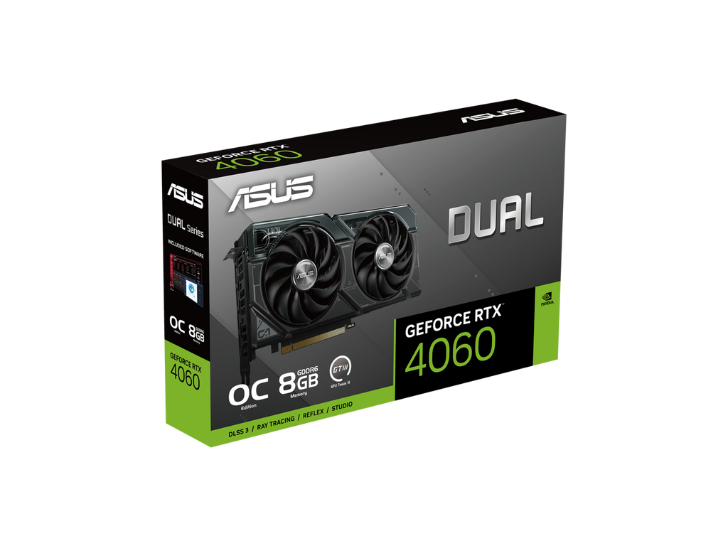 ASUS Dual GeForce RTX 4060 OC Edition 8GB GDDR6