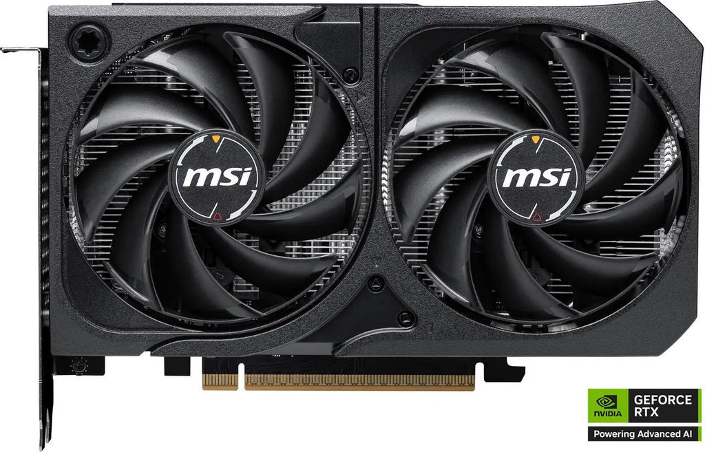 MSI SHADOW GeForce RTX 5060 8GB GDDR7 PCI Express 5.0 x 16 (use x8) Graphics Card RTX 5060 8G SHADOW 2X OC | بطاقة رسومات MSI SHADOW GeForce RTX 5060 سعة 8 جيجابايت GDDR7