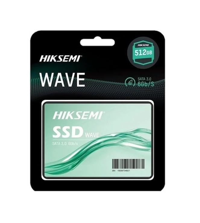 HIKSEMI 512GB WAVE SATA 3.0 6GB/S SSD / قرص تخزين SSD HIKSEMI WAVE SATA 3.0 بسعة 512 جيجابايت وسرعة 6 جيجابايت/ثانية