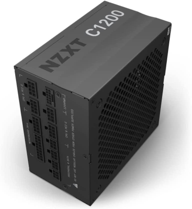 NZXT C1200 PSU - 1200 Watt Gaming PC Power Supply – ATX 3.0 – PCIe 5.0 12VHPWR Connector – 80 Plus Gold