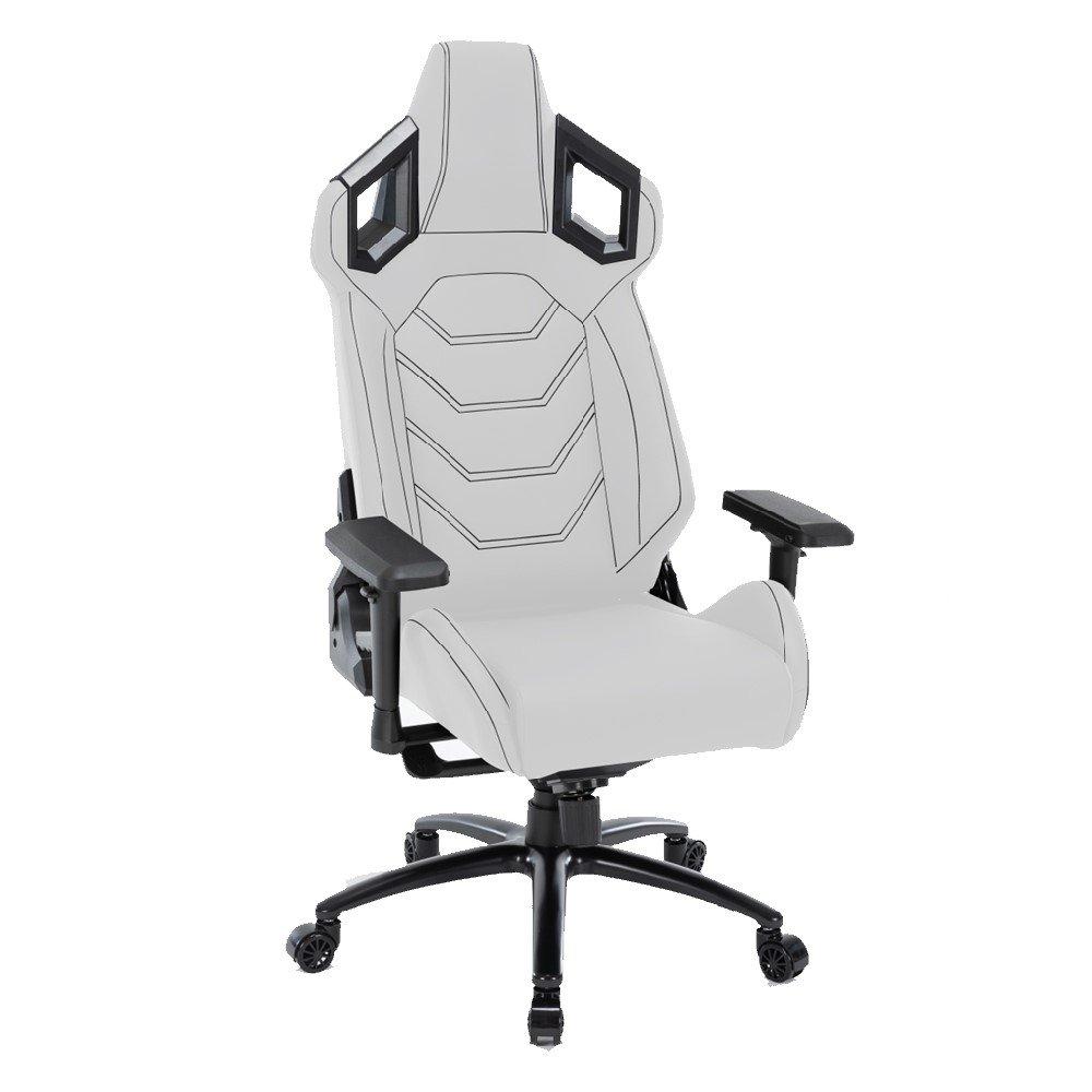 EQ Gaming chair,White /كرسي ألعاب EQ، أبيض