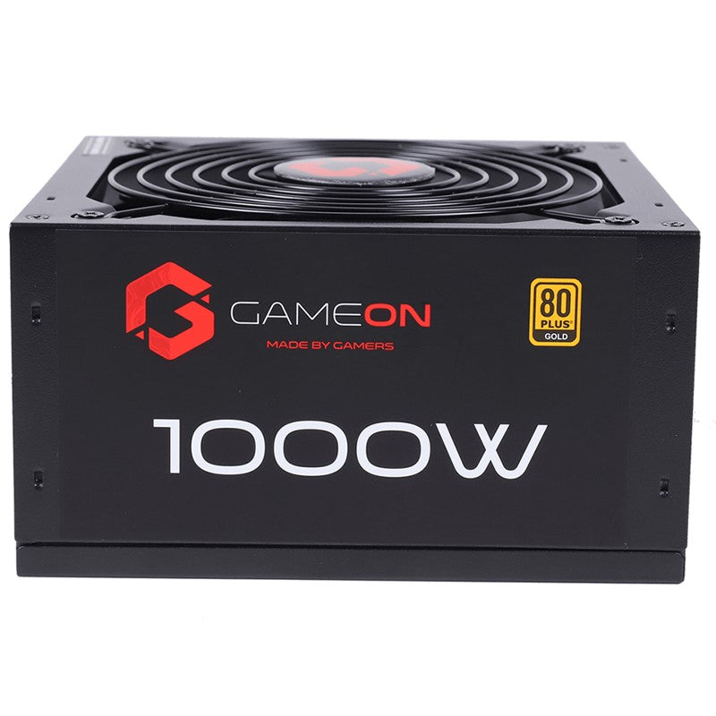 GAMEON - SPY2 ATX 1000 WATTS 80 PLUS Gold Value Gaming Power Supply - Black/ GAMEON - SPY2 ATX 1000 WATTS 80 PLUS Gold Value مزود طاقة للألعاب - أسود