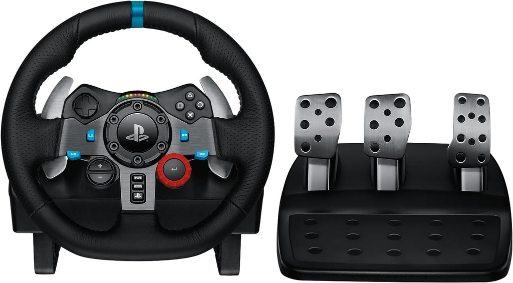 (G29+ Shifter) Logitech G29 Driving Force Racing Wheel, Floor Pedals and Logitech G Driving Force Shifter. For PS5, PS4, PC, Mac