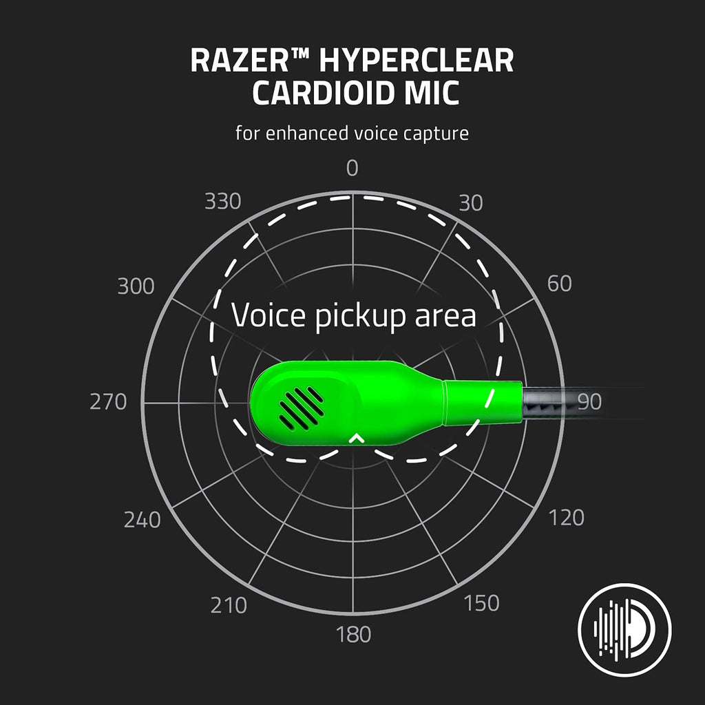 Razer BlackShark V2 X Gaming Headset: 7.1 Surround Sound - 50mm Drivers - Memory Foam Cushion - for PC, PS4, PS5, Switch, Xbox One, Xbox Series X|S, Mobile - 3.5mm Audio Jack – Green