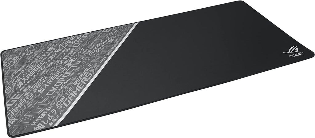ASUS ROG Sheath Black Mouse Pad | Extra-Large Gaming Surface Mouse Pad | Pixel Precise Tracking | Anti-Fray Stitched Edges and Non-Slip Rubber Base