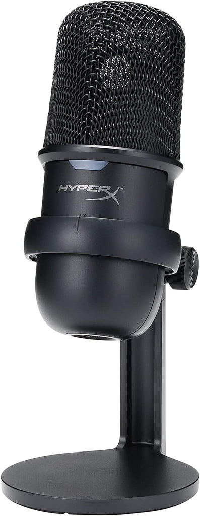 HyperX SoloCast – USB Condenser Gaming Microphone, for PC, PS4, PS5 and  Mac, Tap-to-Mute Sensor, Cardioid Polar Pattern, great for Streaming
