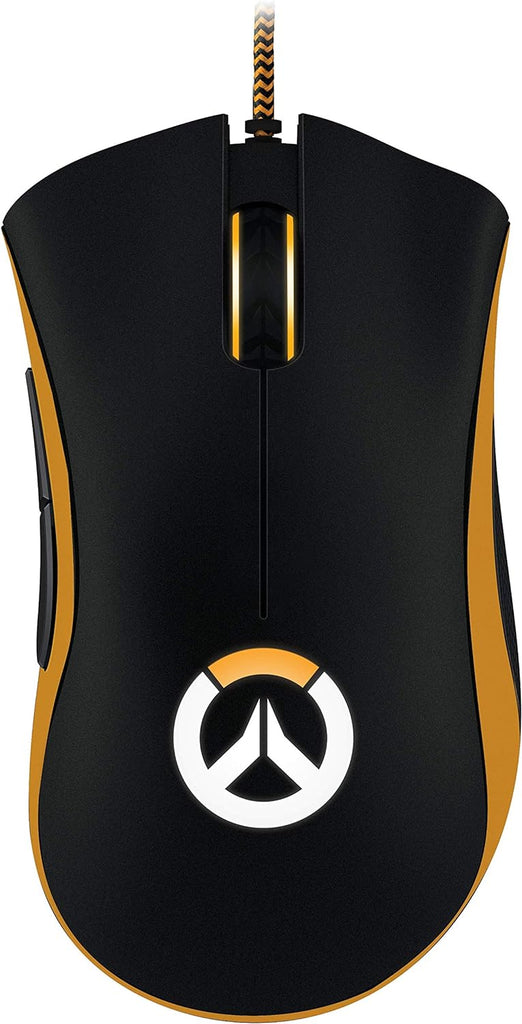 Razer DeathAdder Chroma Overwatch Edition (First Copy) - Chroma Enabled RGB Ergonomic Gaming Mouse - World's Most Precise Sensor - Comfortable Grip - The Esports Gaming Mouse